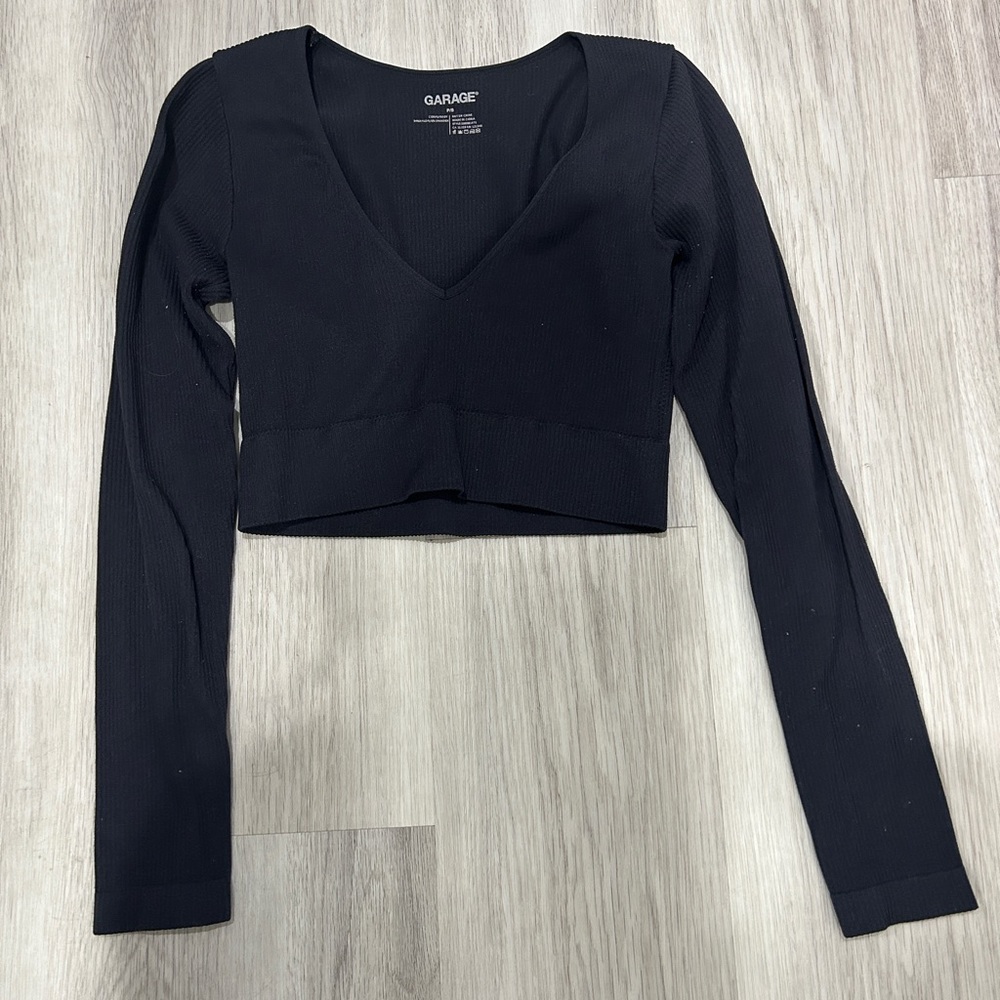 Garage Black V-Nevk long sleeve